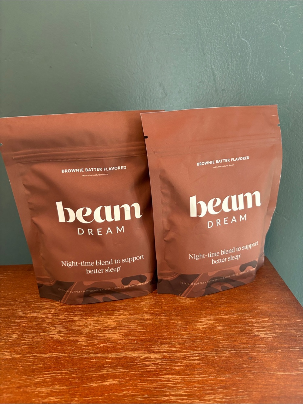 Dream Brownie Batter Flavored Night-Time Blend - Brown